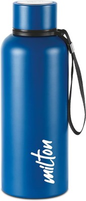 MILTON Aura Thermosteel Bottle, 24 Hours Hot and Cold,BLUE 750 ml Bottle(Pack of 1, Blue, Steel)