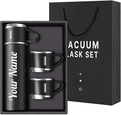 SDF 500 ml Stainless Steel Flask(Pack of 1, Black)