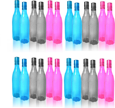 3D METRO SUPER STORE 1000 ml PET Bottle(Pack of 24, Multicolor)