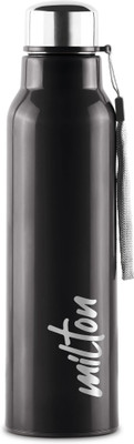 MILTON 630 ml Steel Bottle(Pack of 1, Black)