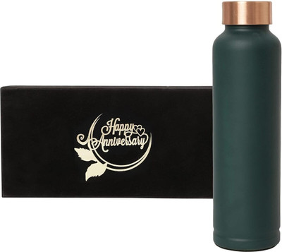 INTERNATIONAL GIFT 1000 ml Copper Bottle(Pack of 1, Green)