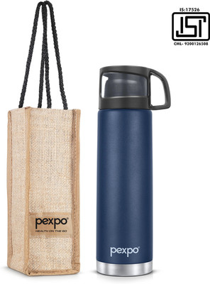 pexpo 1000 ml Steel Flask(Pack of 1, Blue)