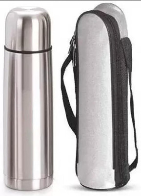 Aglor Thermosteel Flip Lid Flask, Hot & Cold 500ml Flask 500 ml Flask(Pack of 1, Silver, Steel)