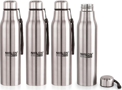 NIRLON 650 ml Steel Bottle(Pack of 4, Silver)