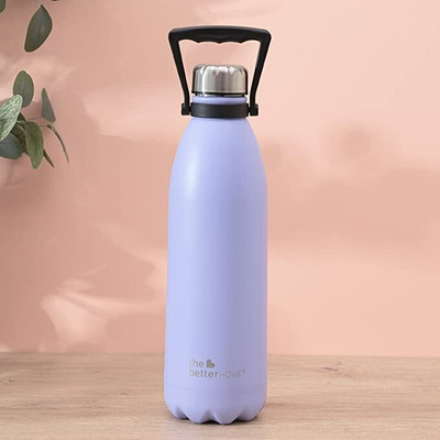 The Better Home 1900 ml Steel Flask(Pack of 1, Purple)