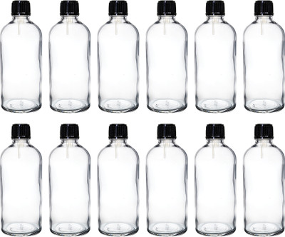 ceeyu 100 ml Glass Bottle(Pack of 12, Clear)