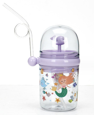 KolorFish 260 ml Plastic Sipper(Pack of 1, Purple)