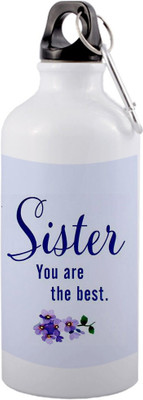 COLOR YARD 600 ml Aluminium Sipper(Pack of 1, White)