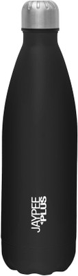 Jaypee Plus 1000 ml Steel Flask(Pack of 1, Black)