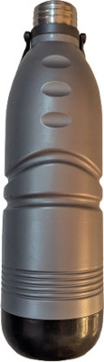 Hypothetica 750 ml Plastic Flask(Pack of 1, Grey, Black)