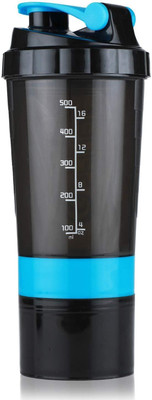 TRUE INDIAN 700 ml Plastic Shaker(Pack of 1, Blue)
