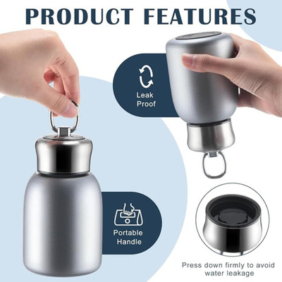 CHHOTI TOKRI 300 ml Stainless Steel Bottle(Pack of 1, Silver)