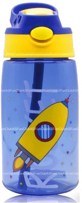 ASFunClub 450 ml Silicone, Tritan Sipper(Pack of 1, Blue)