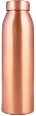 Plenteous Copper Water Bottle, 1000 ml - Handmade, Joint Free & Leak Proof 1000 ml Bottle(Pack of 1, Copper, Copper)