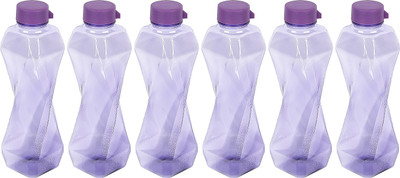 Pearlpet 1000 ml PET Bottle(Pack of 6, Purple)