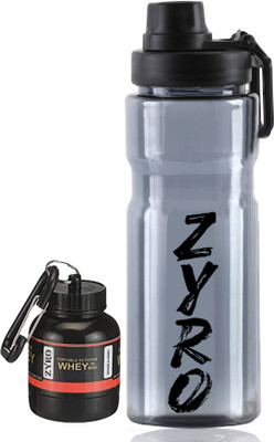 ZYRO 700 ml Plastic Sipper(Pack of 2, Black)