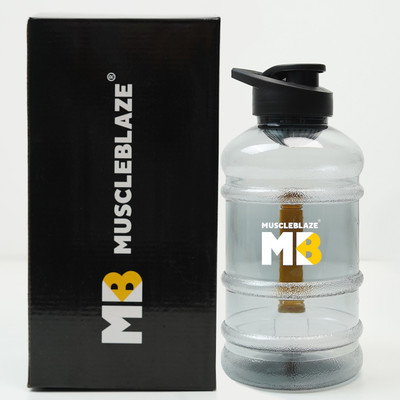 MUSCLEBLAZE 1500 ml Plastic Bottle(Pack of 1, Black)