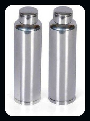Trendblend 1000 ml Steel Bottle(Pack of 2, Silver)