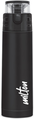 MILTON 500 ml Steel Flask(Pack of 1, Black)