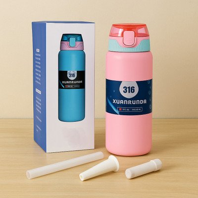 Bella n Bloom 800 ml Stainless Steel Sipper(Pack of 1, Pink)