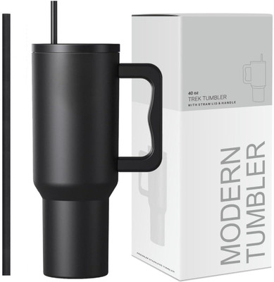 KPTON 1200 ml Steel Sipper(Pack of 1, Black)