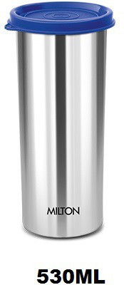 MILTON 530 ml Steel Shaker(Pack of 1, Silver)
