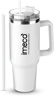 IMECO 850 ml Steel Sipper(Pack of 1, White)