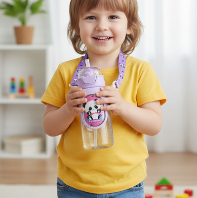 Bella n Bloom 600 ml Plastic Sipper(Pack of 1, Purple)