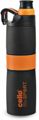cello Force 500 ml Flask(Pack of 1, Orange, Steel)