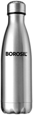 BOROSIL 500 ml Steel Bottle(Pack of 1, Steel/Chrome)