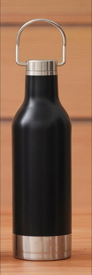 3D METRO SUPER STORE 500 ml Steel Flask(Pack of 1, Black)