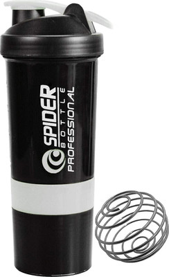 COOL INDIANS 500 ml Plastic Shaker(Pack of 1, White)