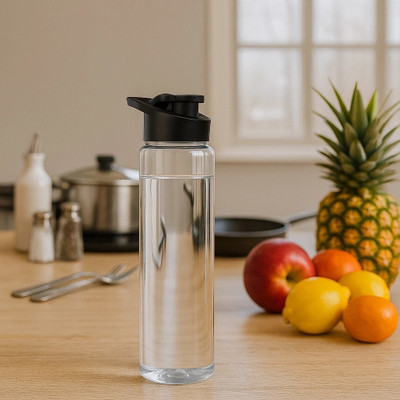 TRU'S 750 ml Glass Bottle(Pack of 1, Clear)