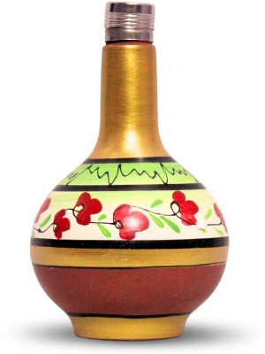 Terra Charms 1000 ml Clay Bottle(Pack of 1, Multicolor)