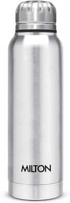 MILTON 270 ml Steel Flask(Pack of 1, Silver)