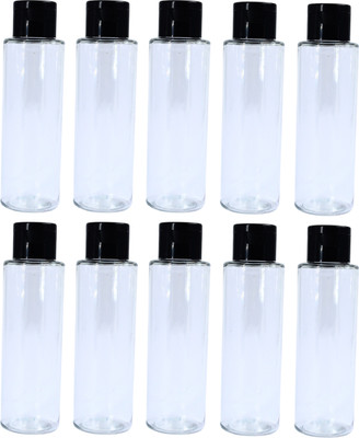 PHARCOS 100 ml Plastic Bottle(Pack of 10, Clear)