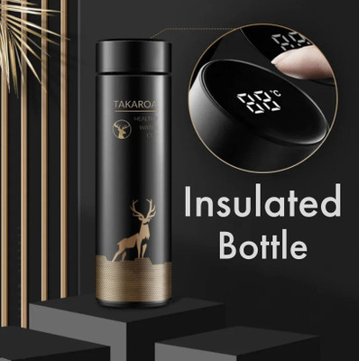 Cilox 500 ml Steel Bottle(Pack of 1, Black)