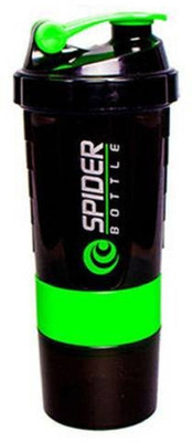 HouseOfCommon 500 ml Plastic Shaker(Pack of 1, Green)