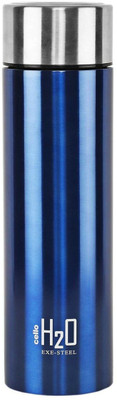 cello 1000 ml Steel Bottle(Pack of 1, Blue)