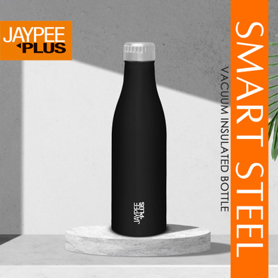 Jaypee Plus 750 ml Steel Bottle(Pack of 1, Black)