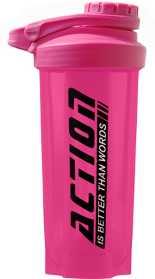 TRUE INDIAN 700 ml Plastic Shaker(Pack of 1, Pink)