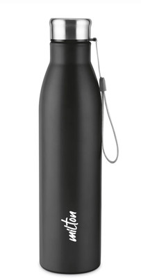 MILTON 980 ml Stainless Steel Bottle(Pack of 1, Black)
