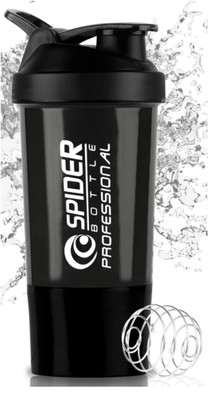 xwipe 500 ml Plastic Shaker(Pack of 1, Black)
