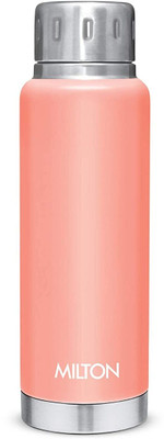 MILTON 300 ml Steel Flask(Pack of 1, Orange)