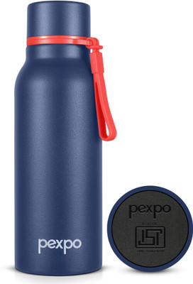 pexpo 600 ml Steel Flask(Pack of 1, Blue)