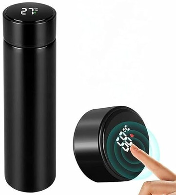 Hariom 500 ml Stainless Steel Bottle(Pack of 1, Black)