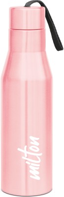 MILTON Super 750 Stainless Steel Water Bottle, Light Pink 650 ml Bottle(Pack of 1, Pink, Steel)