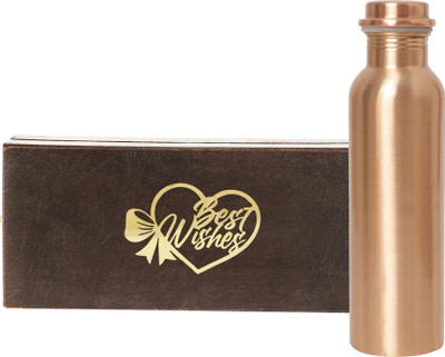 INTERNATIONAL GIFT 1000 ml Copper Bottle(Pack of 1, Brown)