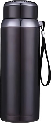 Ojra Water bottle hot&cold flask 800 ml Flask(Pack of 1, Black, Steel)