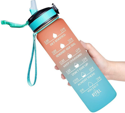 COZYBUYER 1000 ml Silicone, Plastic Sipper(Pack of 1, Multicolor)
